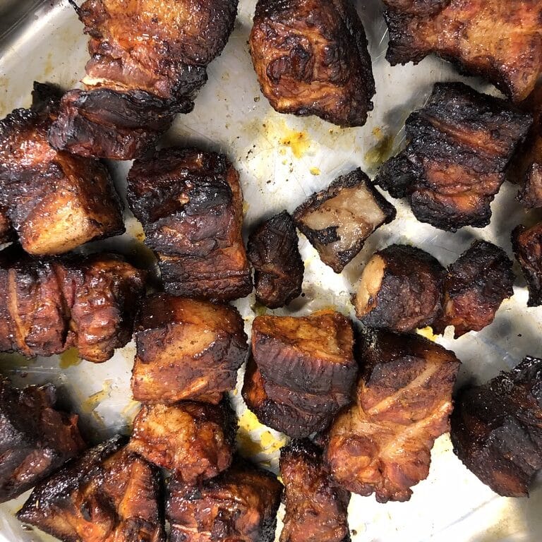 Pork belly burnt ends